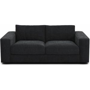 Compacte 3-zit zetel in viscose-polyester, Skander AM.PM. Viscose mix materiaal. Maten 3-zit. Grijs kleur