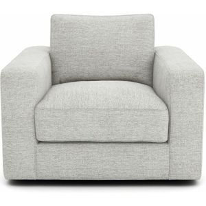 Fauteuil in jaspis canvas stof, Skander