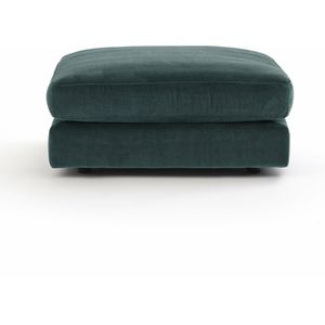 Voetenbank in fluweel, Skander AM.PM. Fluweel materiaal. Maten één maat. Groen kleur