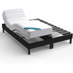 Matras 660 pocketveren, stevig, 7 zones LA REDOUTE INTERIEURS.  materiaal. Maten 2 x 80 x 200 cm. Wit kleur