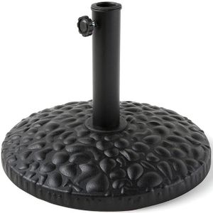 Tierra Outdoor Parasolvoet 40kg Incl. Wieltjes - Zwart - Tuincentrum Tierra Outdoor Parasolvoet 40kg Incl. Wieltjes - Zwart - Tuincentrum