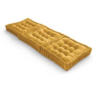 Scenario - Grondmatras - Okergeel - Gerecycled Katoen