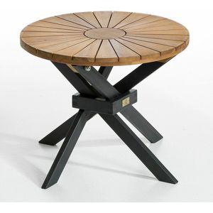 Ronde tuintafel in acacia, Jakta AM.PM. Licht hout materiaal. Maten één maat. Beige kleur