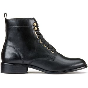 Leren boots LA REDOUTE COLLECTIONS. Leer materiaal. Maten 37. Zwart kleur