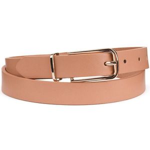 Riem met rechthoekige gesp LA REDOUTE COLLECTIONS. Polyurethaan materiaal. Maten 85 cm. Beige kleur