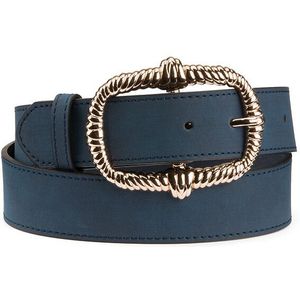 Riem met fantasie gesp LA REDOUTE COLLECTIONS. Polyurethaan materiaal. Maten 75 cm. Blauw kleur