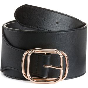 Brede riem LA REDOUTE COLLECTIONS. Polyester materiaal. Maten 85 cm. Zwart kleur