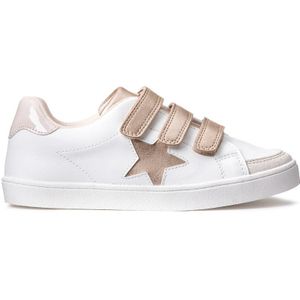 Sneakers met klittenband, ster detail LA REDOUTE COLLECTIONS. Polyurethaan materiaal. Maten 37. Wit kleur