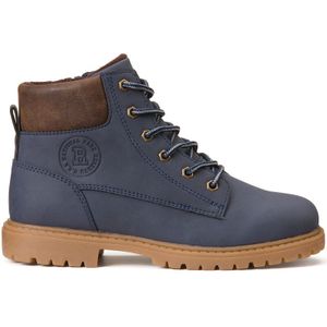 Bottines met rits en veters LA REDOUTE COLLECTIONS. Polyurethaan materiaal. Maten 29. Blauw kleur