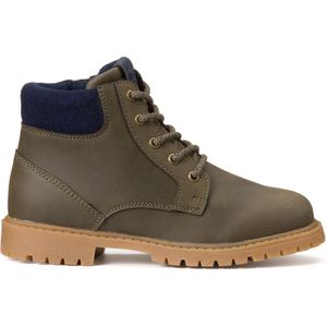 Bottines met rits en veters LA REDOUTE COLLECTIONS. Polyurethaan materiaal. Maten 26. Groen kleur