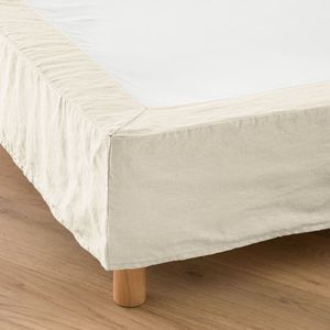 Abella - Bedrand - Ecru - Gewassen Linnen - 160 x 200 cm