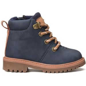 Bottines met rits en veters, berg spirit LA REDOUTE COLLECTIONS. Polyurethaan materiaal. Maten 23. Blauw kleur