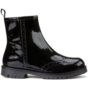 Bottines met rits, gelakt leer LA REDOUTE COLLECTIONS. Leer materiaal. Maten 36. Zwart kleur