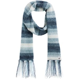 Sjaal met uitlopend kleureffect, mixed mohair POMANDERE X LA REDOUTE. Mohair materiaal. Maten één maat. Blauw kleur