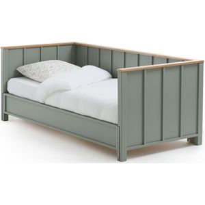Uitschuifbed Eugène LA REDOUTE INTERIEURS. Hout, medium (MDF) materiaal. Maten 90 x 200 cm. Groen kleur