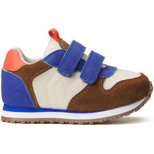 Bicolor sneakers met klittenband LA REDOUTE COLLECTIONS. Polyurethaan materiaal. Maten 21. Multicolor kleur