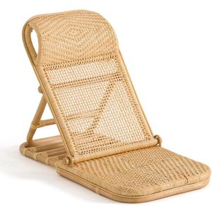 Opvouwbare strandsteun in rotan, Cofete LA REDOUTE INTERIEURS.  materiaal. Maten één maat. Beige kleur