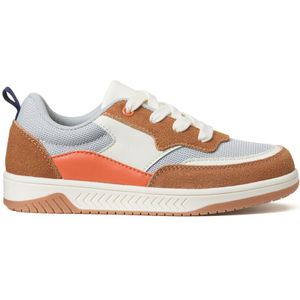 Bicolor sneakers met veters LA REDOUTE COLLECTIONS. Polyester materiaal. Maten 27. Multicolor kleur