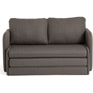 Bed-bank polyester, Ipoma SO'HOME. Polyester materiaal. Maten 2-zit. Grijs kleur