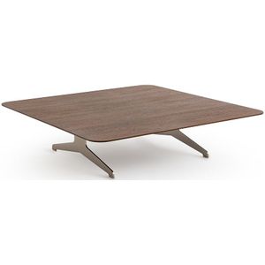 XL salontafel van walnoot, Ixon AM.PM. Donker hout materiaal. Maten één maat. Kastanje kleur