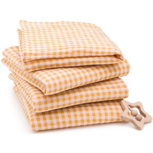 Set van 4 luiers in tetra, 45x45 cm, Croizic LA REDOUTE INTERIEURS. Tetra materiaal. Maten één maat. Roze kleur
