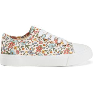 Lage tennisschoenen in stof, bloemenprint LA REDOUTE COLLECTIONS. Katoen materiaal. Maten 34. Andere kleur