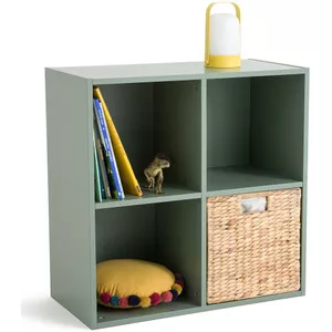 Furinno Gruen Boekenkast Met 3 Niveaus, Open Plank 2 Deuren Metropolitan Pine 751762056