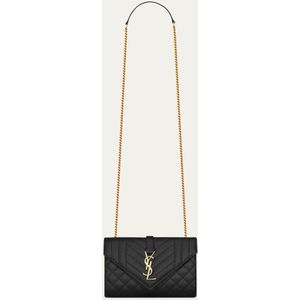 Saint Laurent Envelope Small crossbodytas van kalfsleer