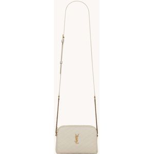 Saint Laurent Gaby clutch van lamsleer met schouderriem