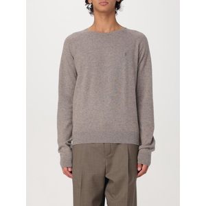 Saint Laurent - Kasjmier Trui - Beige - Ronde Hals