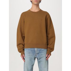 Saint Laurent - Felpe Sweatshirt - Bruin - Katoen - Heren