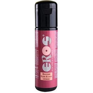 EROS Silicone Glide & Care, glijmiddel op siliconen basis met aloë vera en vitamine E , 1 x 100 ml