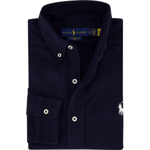 Polo Ralph Lauren - Casual Overhemd - Donkerblauw - Katoen 100%