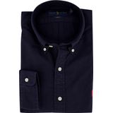 Ralph Lauren - Overhemd - Donkerblauw - Katoen - Slim Fit