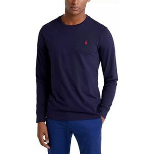 Polo Ralph Lauren Langarmshirt Longsleeve Custom Slim Fit Gerippten Bündchen, vereint Komfort und Stil