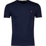 Ralph Lauren - Custom Slim Fit T-Shirt - Blauw - Katoen