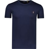 Ralph Lauren - Custom Slim Fit T-Shirt - Blauw - Katoen