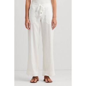 Ralph Lauren - Wijde Broek - Wit - Relaxte Pasvorm