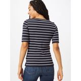 LAUREN RALPH LAUREN - Gestreept T-shirt - Marineblauw/Wit - Katoen