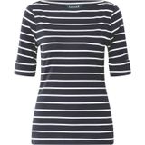 LAUREN RALPH LAUREN - Gestreept T-shirt - Marineblauw/Wit - Katoen