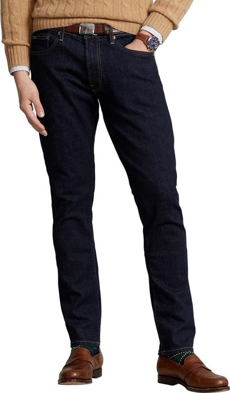 Polo Ralph Lauren - Slim Fit Trui - Marineblauw - Katoen