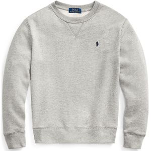 POLO RALPH LAUREN - Sweater - Grijs - Katoen - Ronde Hals - Lange Mouwen