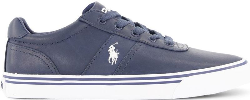 Polo Ralph Lauren sneakers effen leer blauw