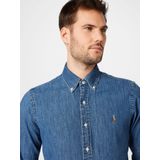 Polo Ralph Lauren - Custom Fit Overhemd - Marineblauw - Katoen