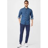 Polo Ralph Lauren - Custom Fit Overhemd - Marineblauw - Katoen - Lange Mouwen