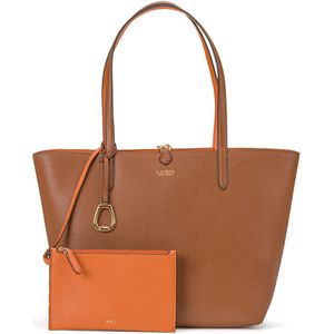 Lauren Ralph Lauren - Reversible Tote - Bruin - Polyurethaan - Casual