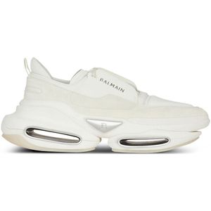 Balmain Witte B-Bold Sneakers , White , Heren , Maat: 44 EU