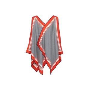 Balmain Asymmetric monogrammed scarf tunic dress , Multicolor , Dames , Maat: ONE Size