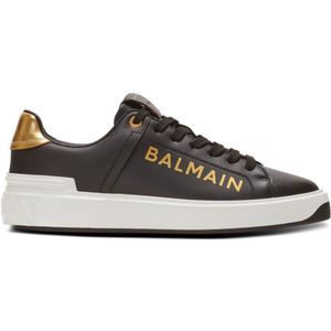 Balmain B-Court leren sneakers , Black , Dames , Maat: 40 EU