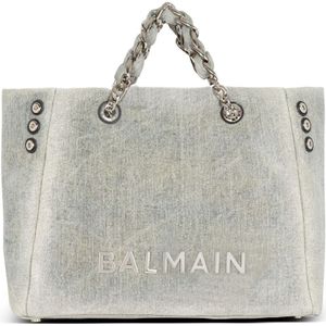 Balmain ‘1945’ shopper tas , Gray , Dames , Maat: ONE Size